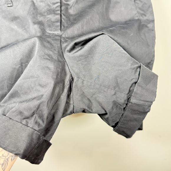 Theory Black Cotton Collared Romper Sz 6 photographer, hostess, blend - Picture 4 of 9